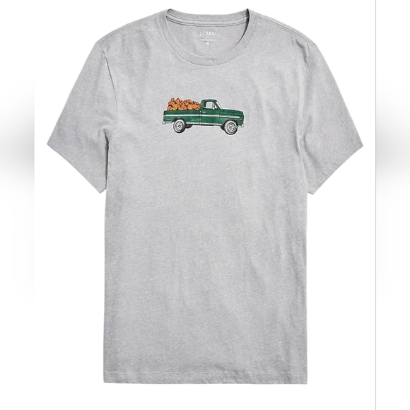 J. Crew Other - J.CREW Men’s Pumpkin Truck Graphic Tee, size L